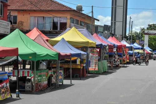 BAZAR RAMADAN JALAN RAJA ALANG DIBENARKAN BEROPERASI SEMULA