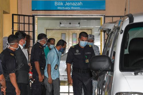 JENAZAH MANGSA HELIKOPTER TERHEMPAS 