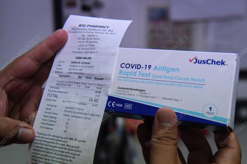 TINJAUAN HARGA RUNCIT KIT UJIAN PANTAS ANTIGEN COVID-19
