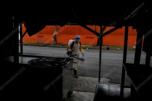 OPERASI SANITASI AWAM C19 SEKITAR TAMAN SHAMELIN