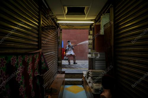 OPERASI SANITASI AWAM C19 SEKITAR PUSAT BANDAR