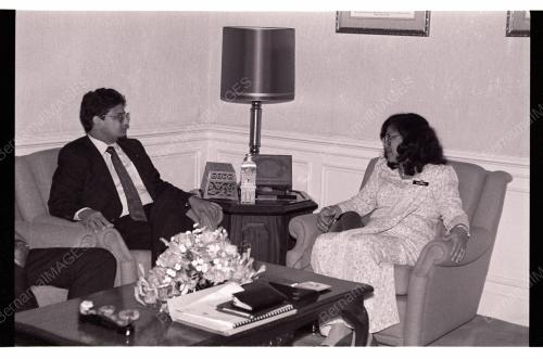 TRINIDAD MINISTER CALLS ON RAFIDAH
