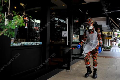 OPERASI SANITASI AWAM C19 SEKITAR KAWASAN JALAN BANGSAR