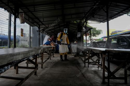 OPERASI SANITASI AWAM C19 SEKITAR TAMAN SHAMELIN