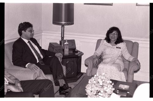 TRINIDAD MINISTER CALLS ON RAFIDAH