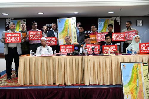SIDANG MEDIA PELAN DAMAI ISRAEL-PALESTIN
