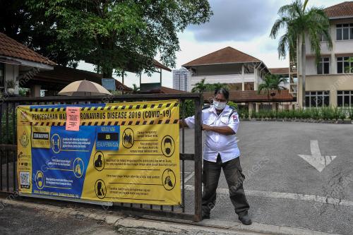 PENUTUPAN SEKOLAH DI KAWASAN ZON MERAH DI DAERAH PETALING