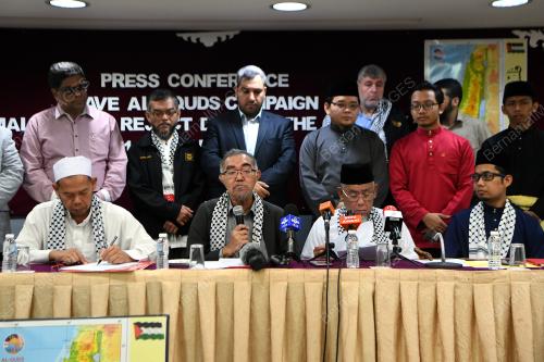 SIDANG MEDIA PELAN DAMAI ISRAEL-PALESTIN