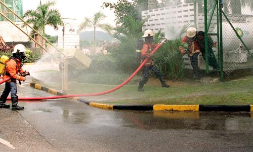 LATIHAN KEBOCORAN GAS