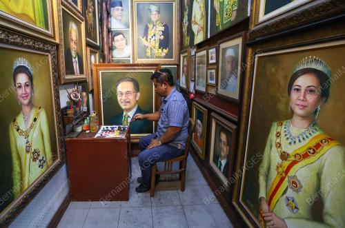 LUKISAN POTRAIT ANUAR IBRAHIM