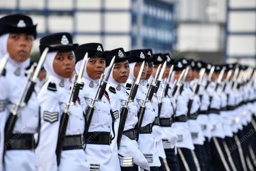 PERBARISAN TAMAT LATIHAN KEPOLISAN SARJAN PERCUBAAN SIRI 1