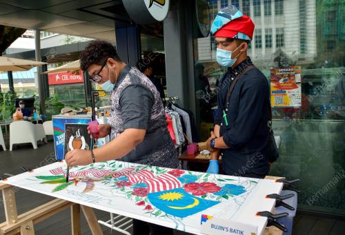 LUKISAN BATIK JALUR GEMILANG