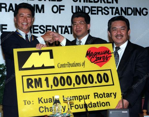RM1,000,0000 cheque