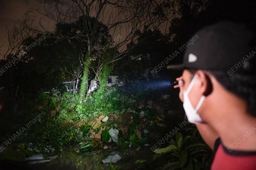 TANAH RUNTUH DI JALAN KEMENSAH HEIGHT