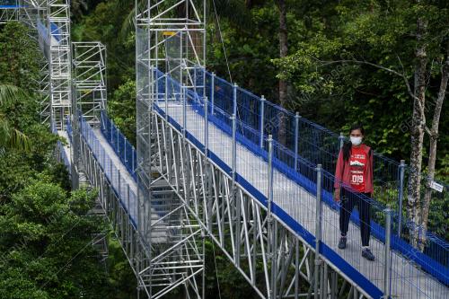 FOREST SKYWALK FRIM DIBUKA SEMULA UNTUK PENGUNJUNG