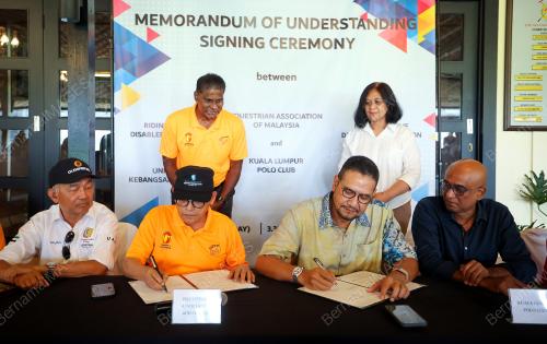 MOU EKUESTRIAN MALAYSIA DENGAN KELAB POLO MALAYSIA