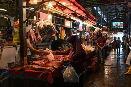 TINJAUAN DI PASAR BORONG