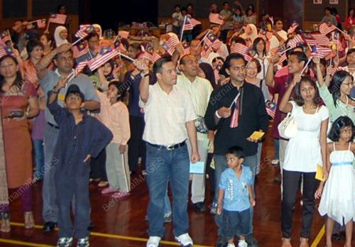 MALAYSIAN CELEBRATING MERDEKA