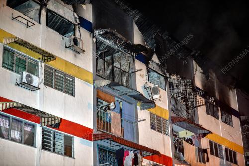 KES KEBAKARAN DI FLAT SRI JOHOR