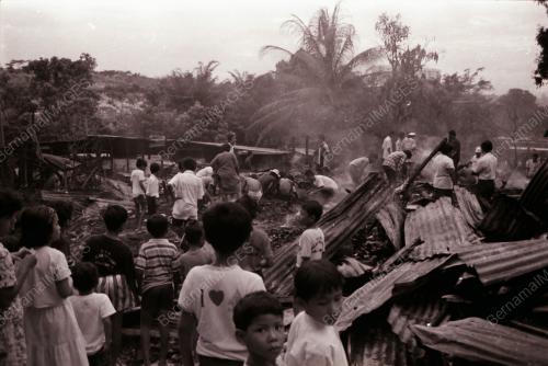 KEBAKARAN DI KAMPUNG DELIMA