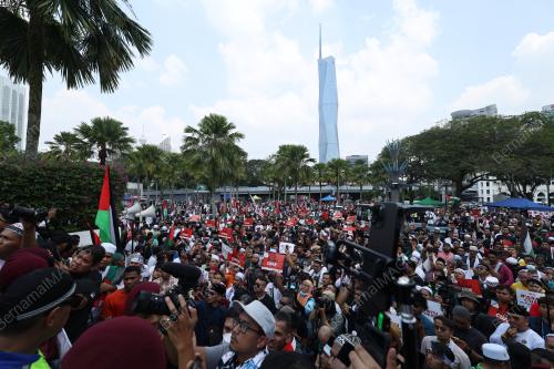 HIMPUNAN SOLIDARITI BERSAMA GAZA OLEH PEMUDA PERPADUAN