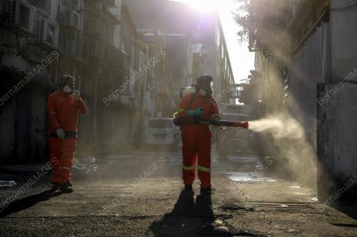 OPERASI PEMBERSIHAN DISINFEKSI PASAR PUDU