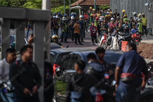 KEBAKARAN TAPAK PEMBINAAN
