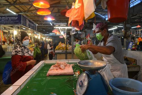 WAKTU OPERASI PASAR HARIAN DILANJUTKAN