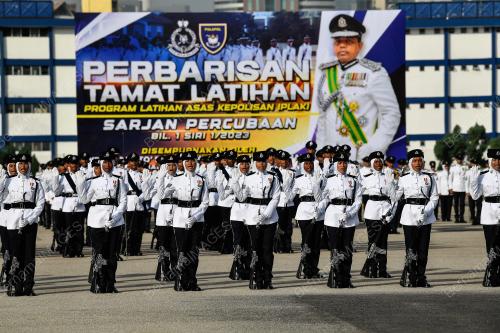 PERBARISAN TAMAT LATIHAN KEPOLISAN SARJAN PERCUBAAN SIRI 1
