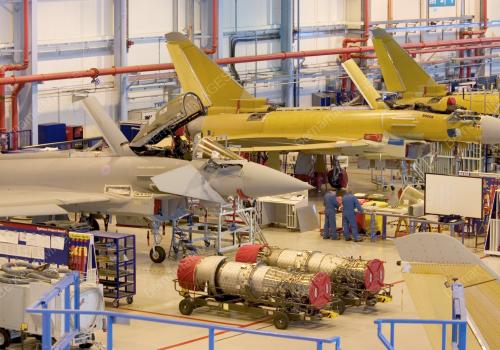 TYPHOON FINAL ASSEMBLY FACILITY AT WARTON, LANCASHIRE