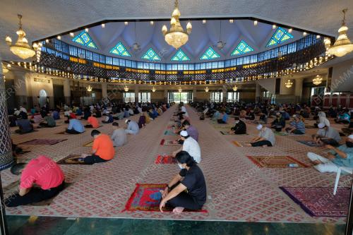 TINJAUAN SOLAT JUMAAT DIBENARKAN DENGAN KAPASITI 500 ORANG