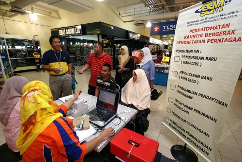 KAUNTER PENDAFTARAN PERNIAGAAN BERGERAK