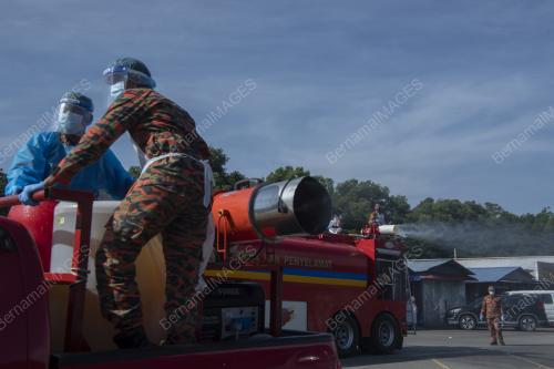 KERJA KERJA SANITASI PASAR BORONG SELANGOR