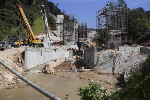 KERJA PEMBINAAN EKVE PUNCA SUNGAI KLANG KERUH