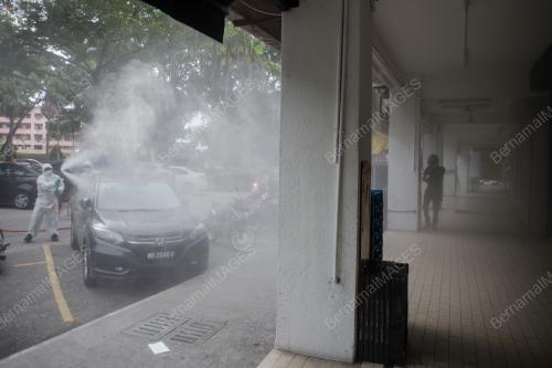 OPERASI PEMBERSIHAN DISINFEKSI BUKIT DAMANSARA