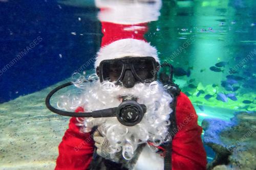 PERSEMBAHAN SANTA CLAUS AQUARIA