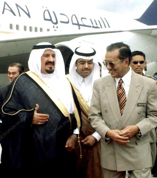 PM SAMBUT RAJA ARAB