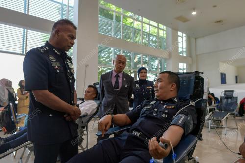 MAJLIS DERMA DARAH SEMPENA HARI POLIS KE 218