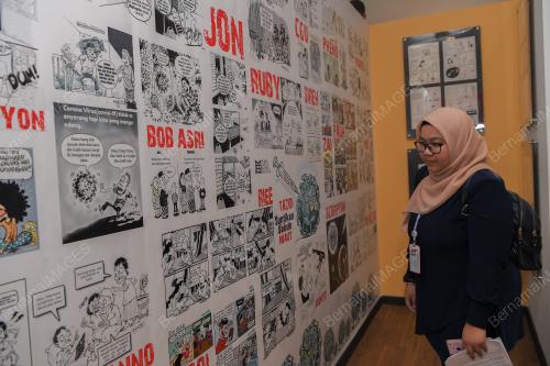 PAMERAN KARTUN KARTUNIS VS COVID-19