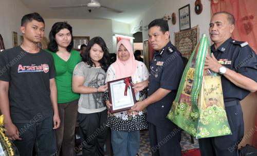 SUMBANGAN PDRM KEPADA MANGSA BUNUH