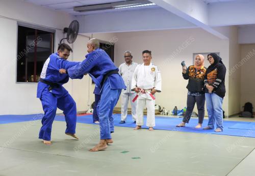 LAWATAN CHEF DE MISSION KE VENUE LATIHAN ATLET PARA JUDO NEGARA