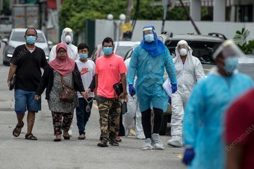 IMIGRESEN SERBU KAWASAN PKPD JALAN OTHMAN, PETALING JAYA