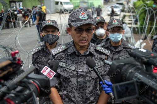 IMIGRESEN SERBU KAWASAN PKPD JALAN OTHMAN, PETALING JAYA
