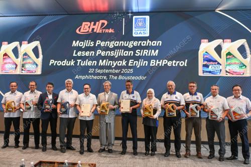 PENSIJILAN SIRIM PRODUK TULEN MINYAK ENJIN BHPETROL