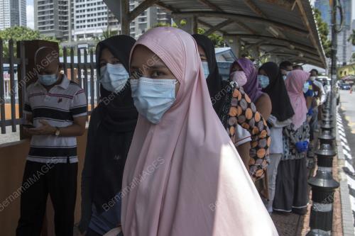 SARINGAN COVID 19 DI KAMPUNG BARU