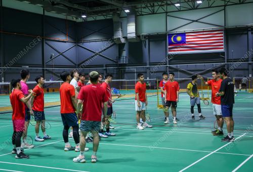 SESI LATIHAN SKUAD BADMINTON KEBANGSAAN SUKAN OLIMPIK
