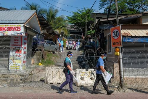 PERINTAH KAWALAN PERGERAKAN DIPERKETATKAN DI KAMPUNG SEGAMBUT DALAM