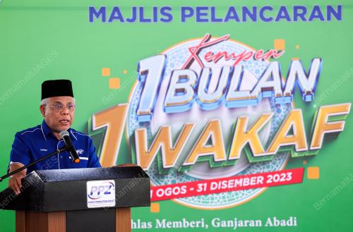 MAJLIS PELANCARAN KEMPEN 1 BULAN 1 WAKAF