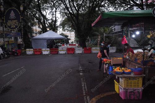 JALAN GASING INDAH DITUTUP - PKPD