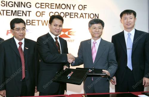 MOU ANTARA POS MALAYSIA DAN POS KOREA